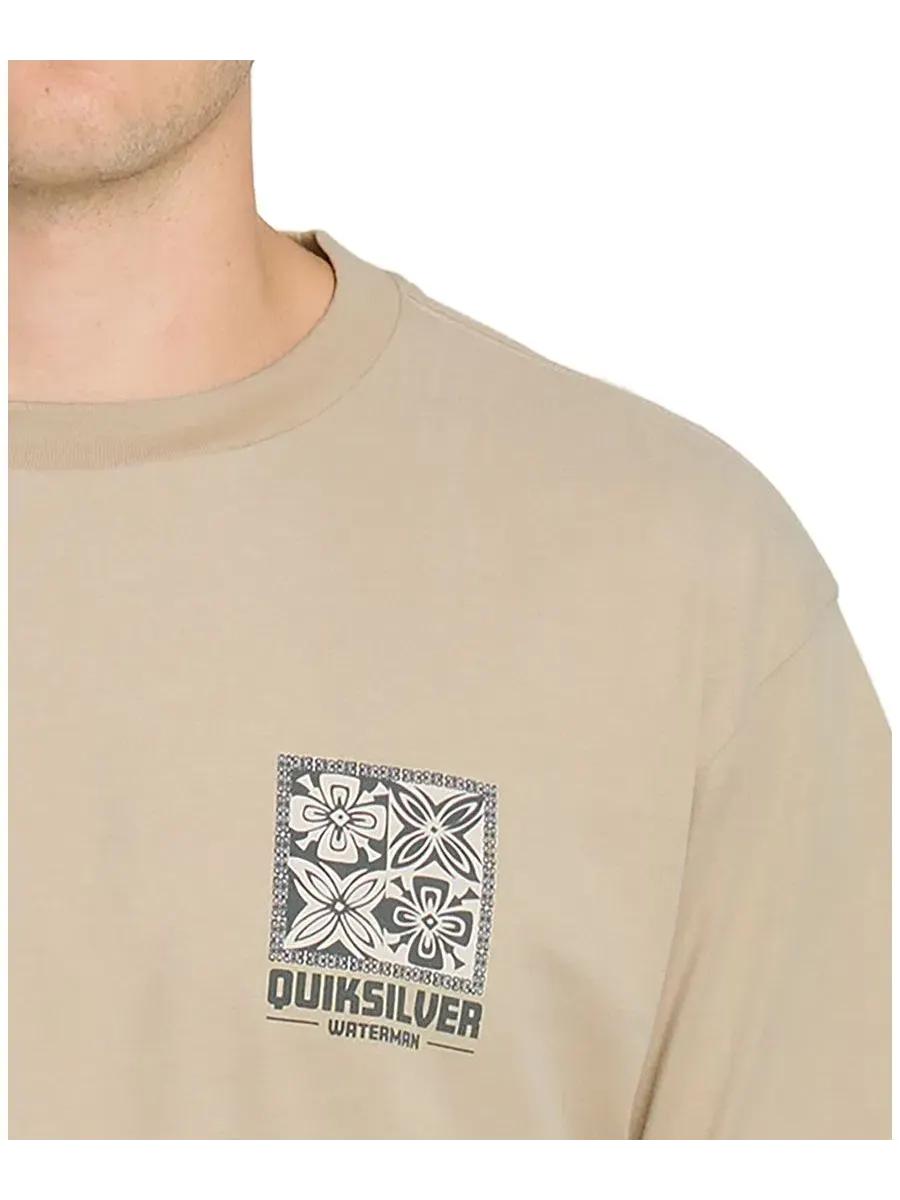 Футболка с коротким рукавом Quiksilver Waterman, Plaza Taupe — изображение 3 из 3