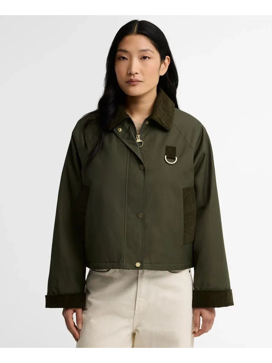 Женская куртка Barbour Wendy — изображение 3 из 7, оливковый