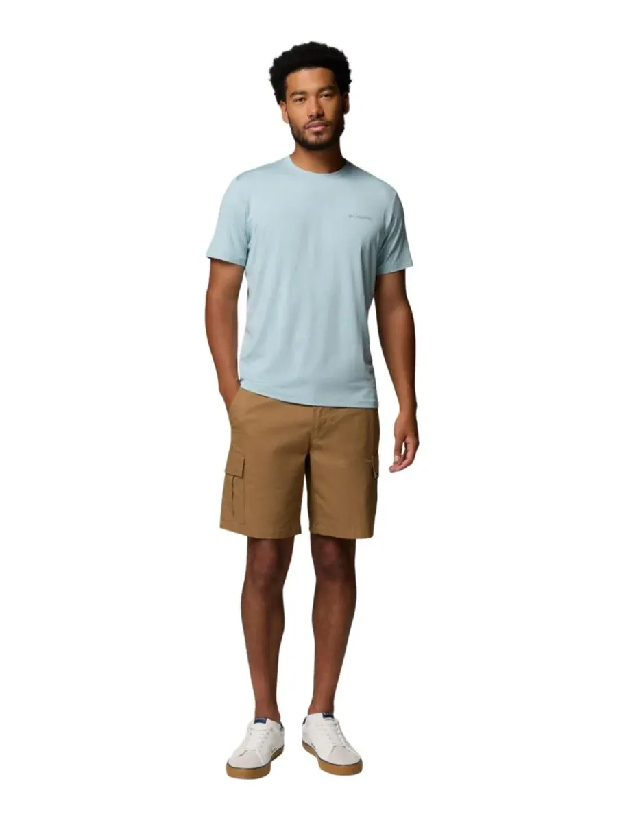 Футболка с коротким рукавом и логотипом Parsons Point Columbia, Marine Light Heather — изображение 2 из 5