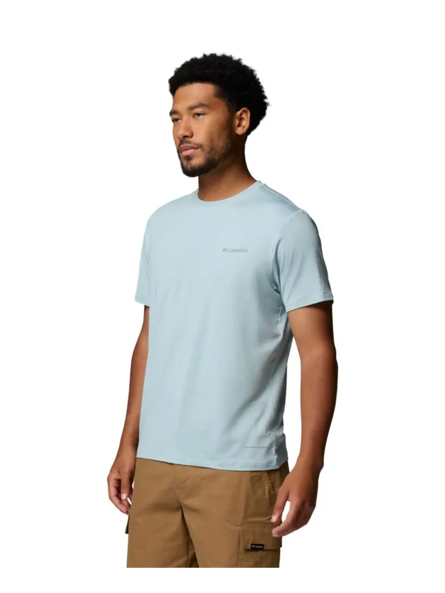 Футболка с коротким рукавом и логотипом Parsons Point Columbia, Marine Light Heather — изображение 3 из 5