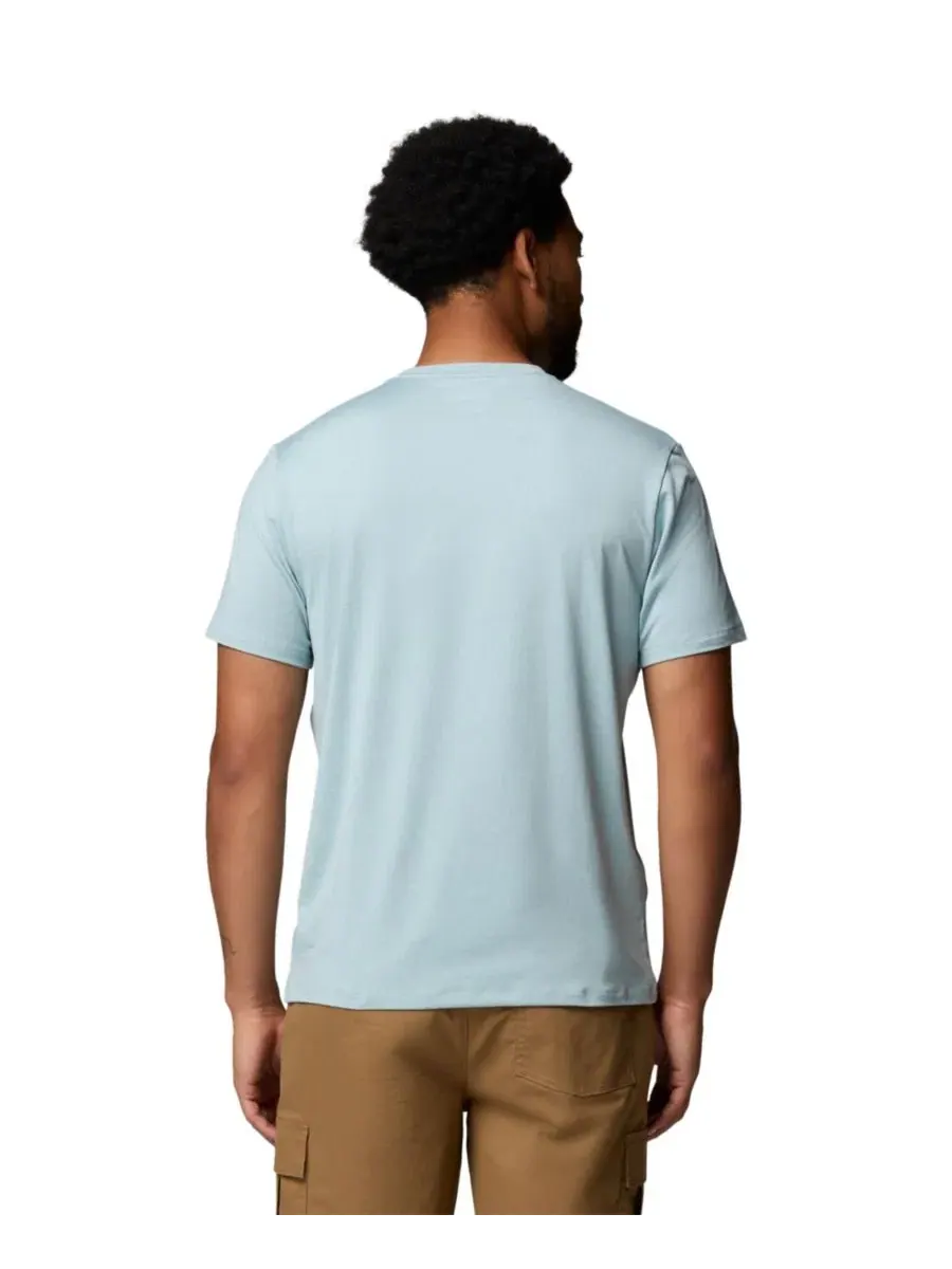 Футболка с коротким рукавом и логотипом Parsons Point Columbia, Marine Light Heather — изображение 5 из 5