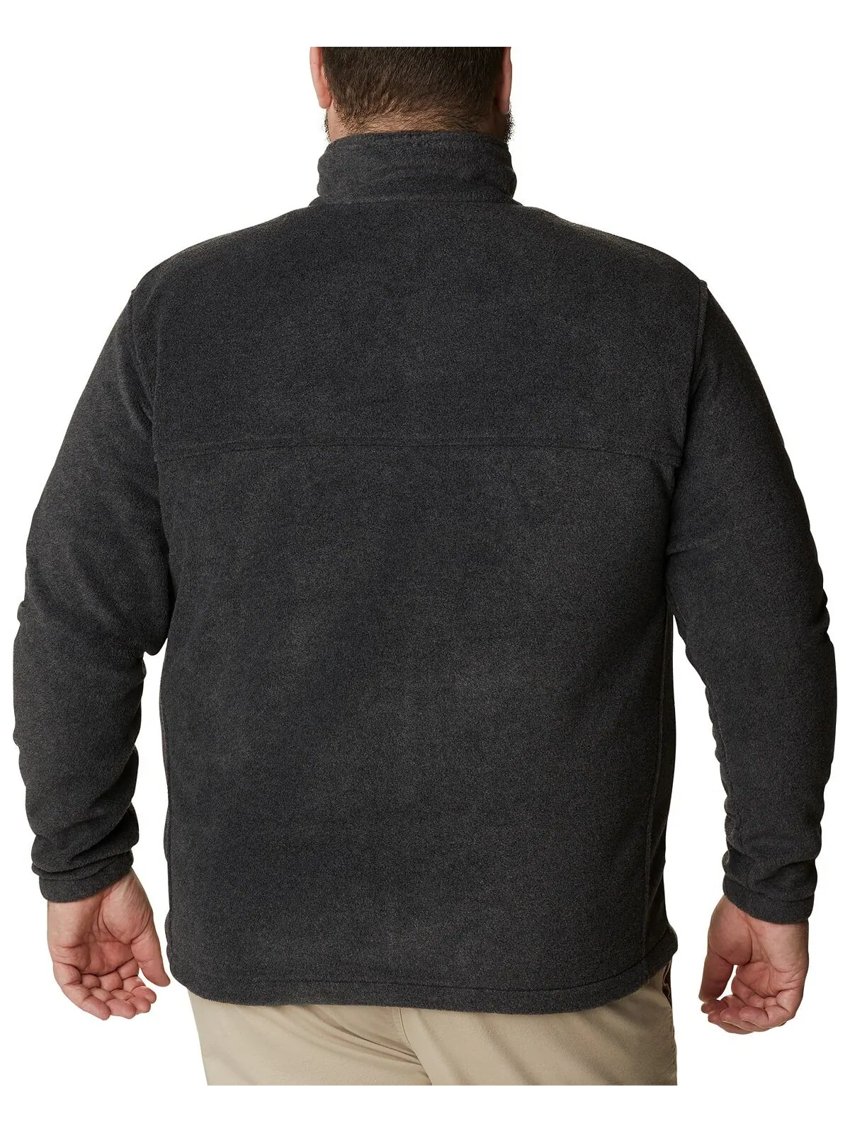 Мужская флисовая куртка big & tall steens mountain fleece Columbia — изображение 3 из 5, темно-серый
