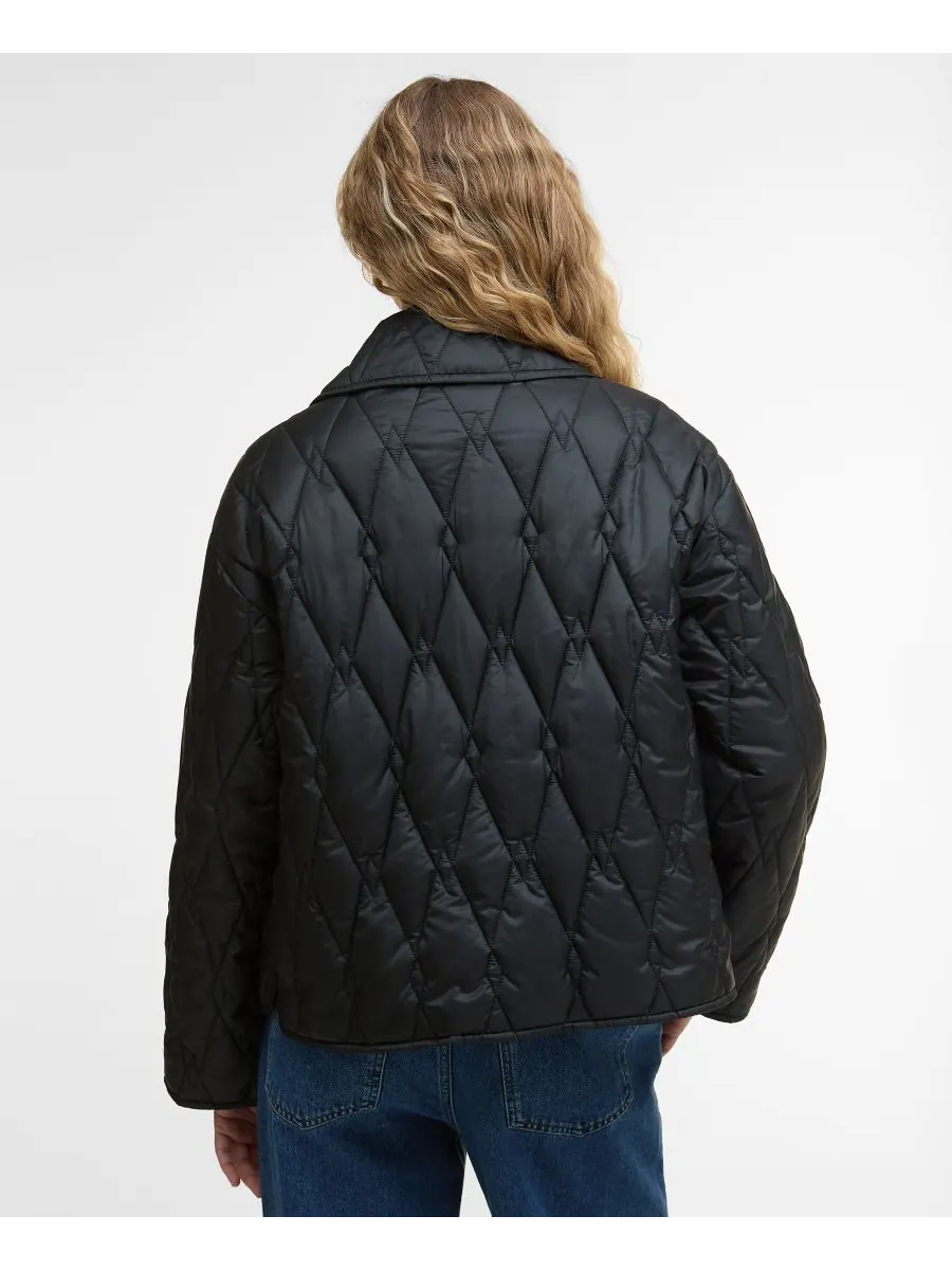 Женская стеганая куртка Bernadette с воротником Barbour — изображение 2 из 7, черный