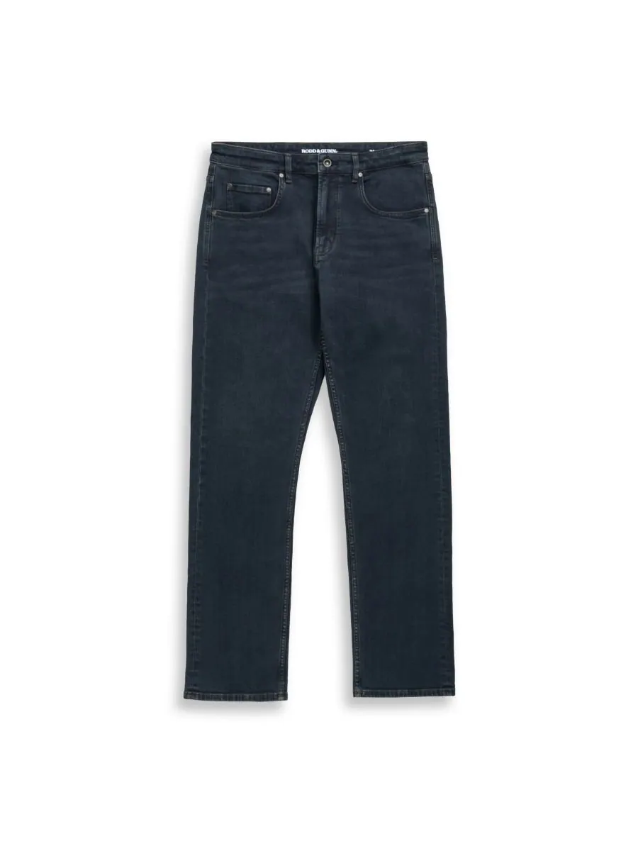 Мужские джинсы Linden Relaxed Denim Rodd & Gunn — изображение 2 из 7, синий черный