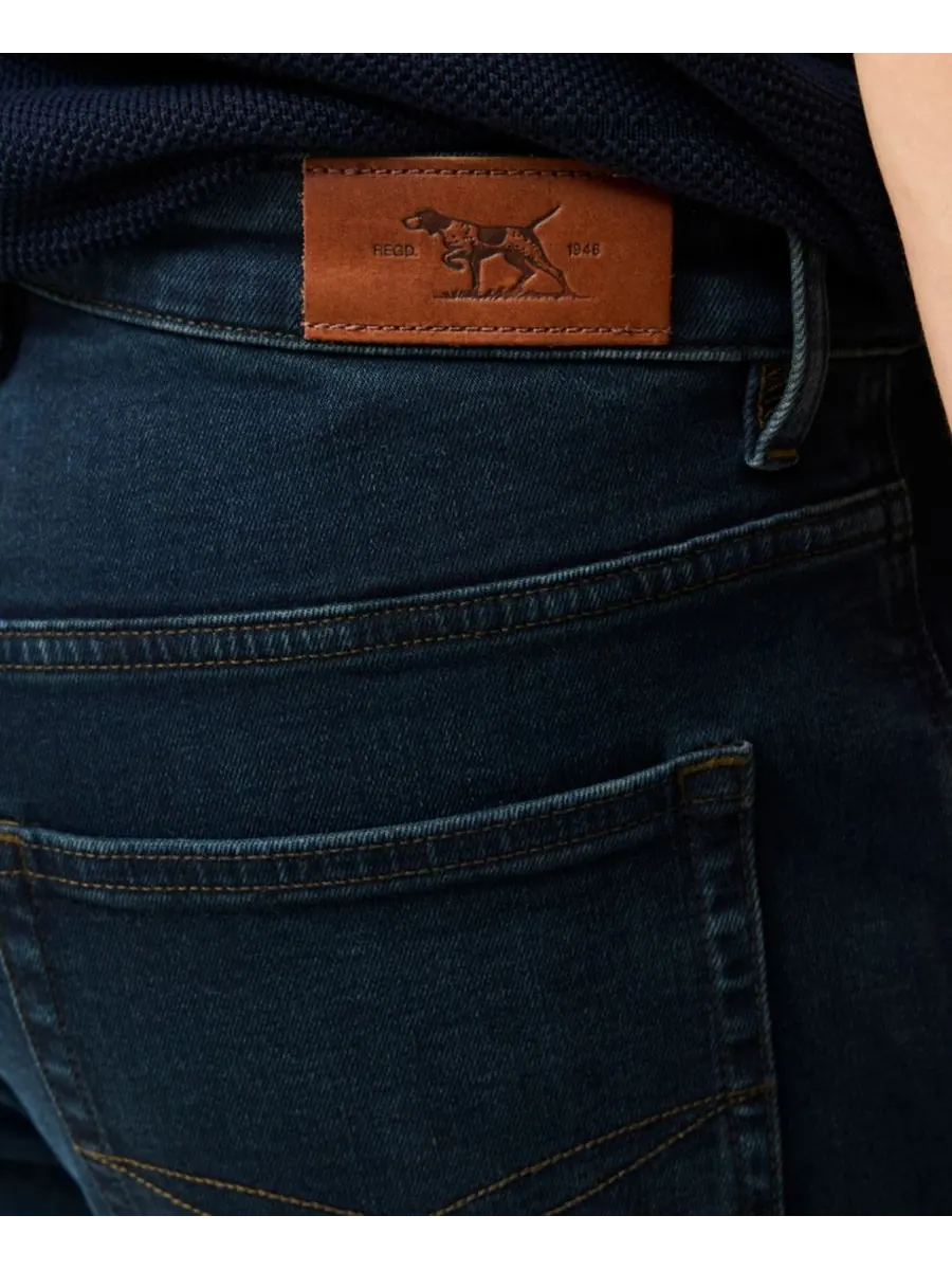 Мужские джинсы Linden Relaxed Denim Rodd & Gunn — изображение 7 из 7, синий черный