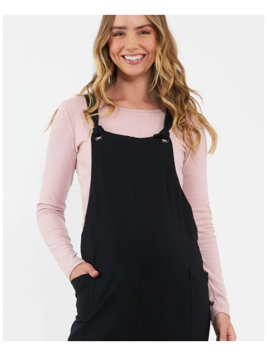 Черный комбинезон для беременных Ripe Perrie Ripe Maternity — изображение 5 из 5