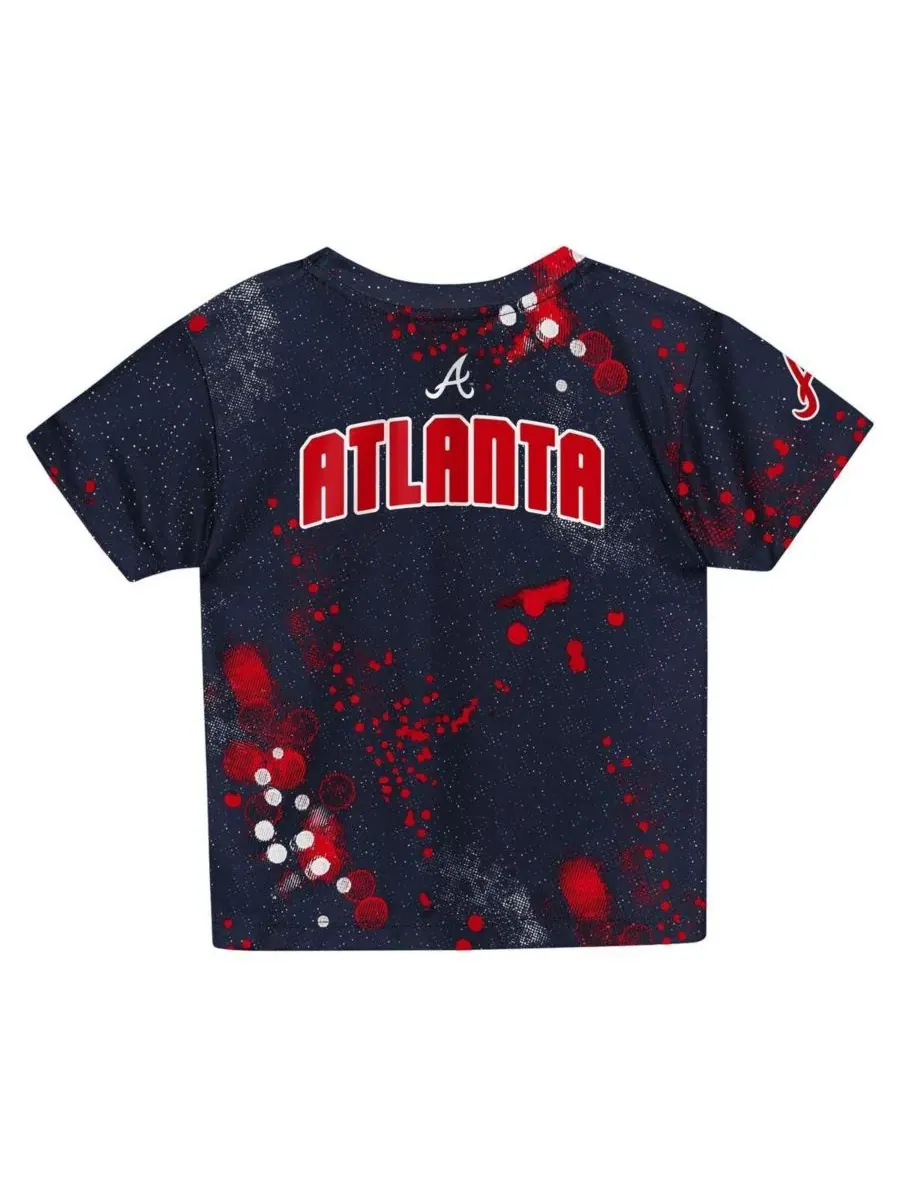 Детский комплект из футболки и шорт с принтом Atlanta Braves Pinch Hitter Infielder Outerstuff — изображение 3 из 5