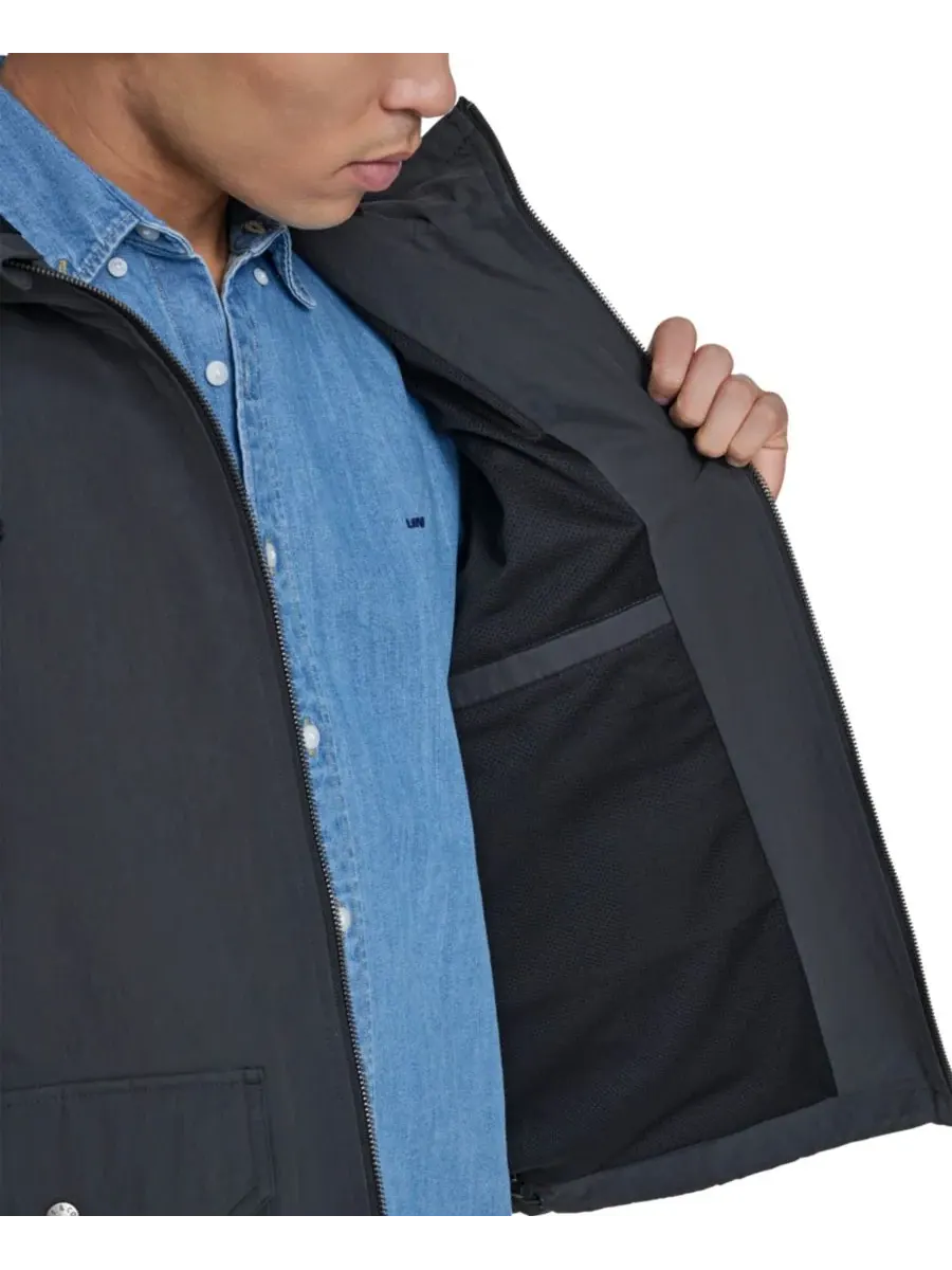 Мужская легкая куртка с капюшоном Levi's — изображение 4 из 7, черный