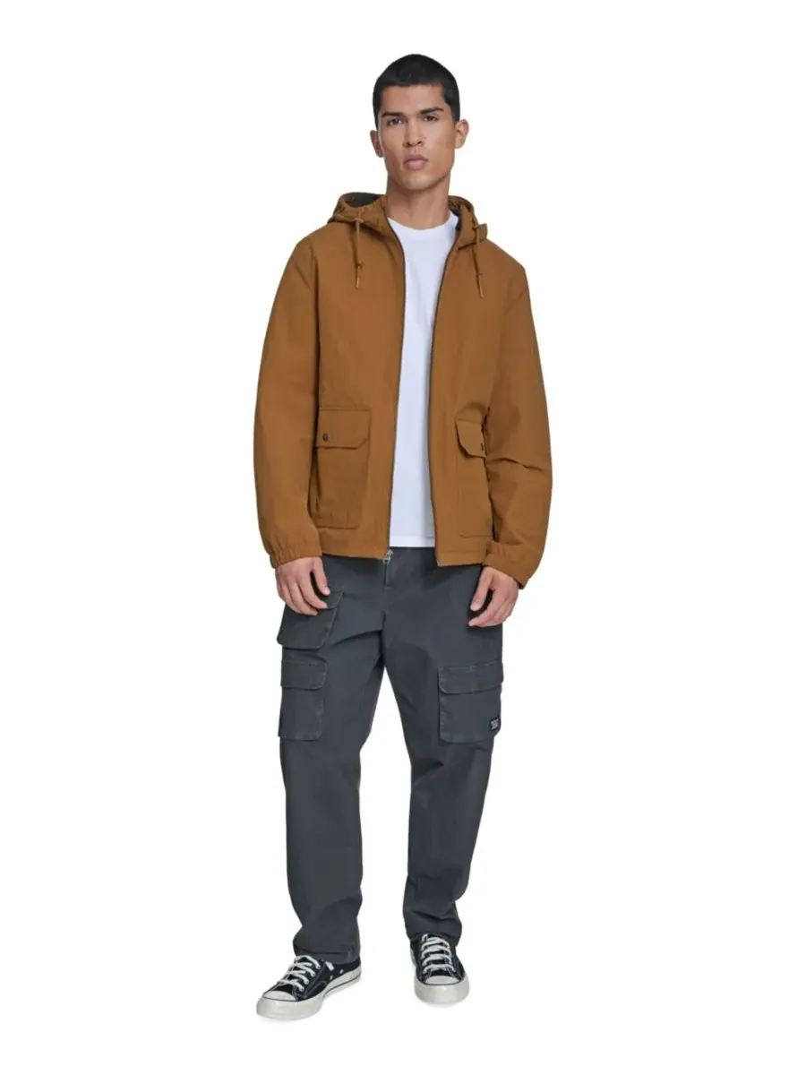 Мужская легкая куртка с капюшоном Levi's — изображение 2 из 8, коричневый