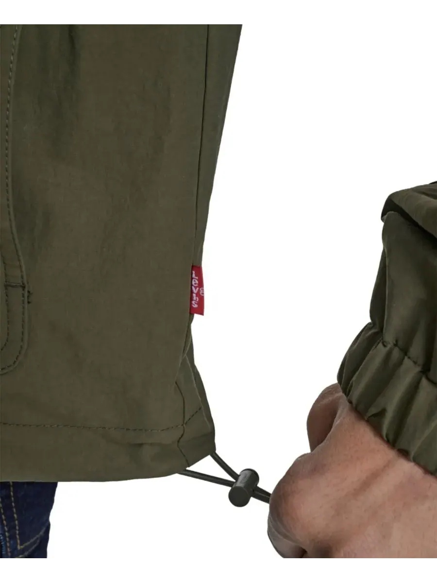 Мужская легкая куртка с капюшоном Levi's, светлый-оливковый — изображение 6 из 8, светлый оливковый