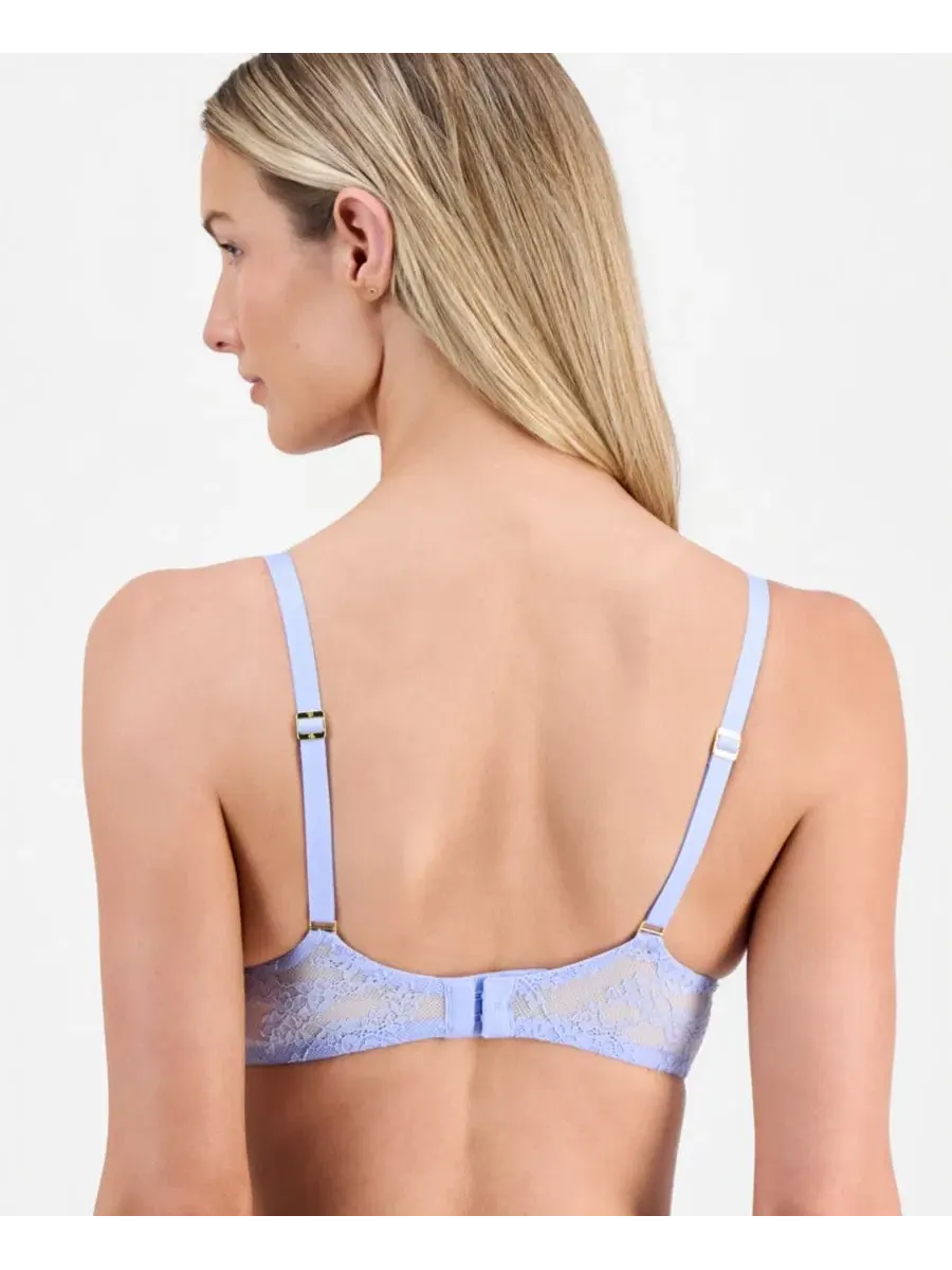 Бюстгальтер-бралетт с кружевом Lauren Ralph Lauren — изображение 4 из 5, синий