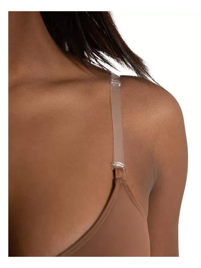 Женский купальник-комбинезон с BraTek Capezio — изображение 3 из 6, коричневый
