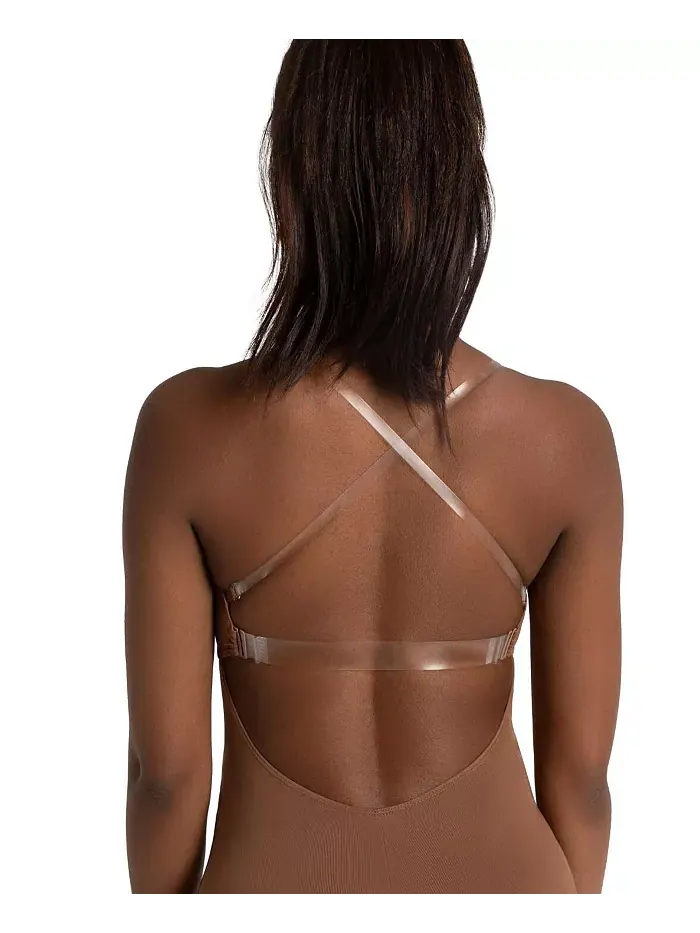 Женский купальник-комбинезон с BraTek Capezio — изображение 5 из 6, коричневый