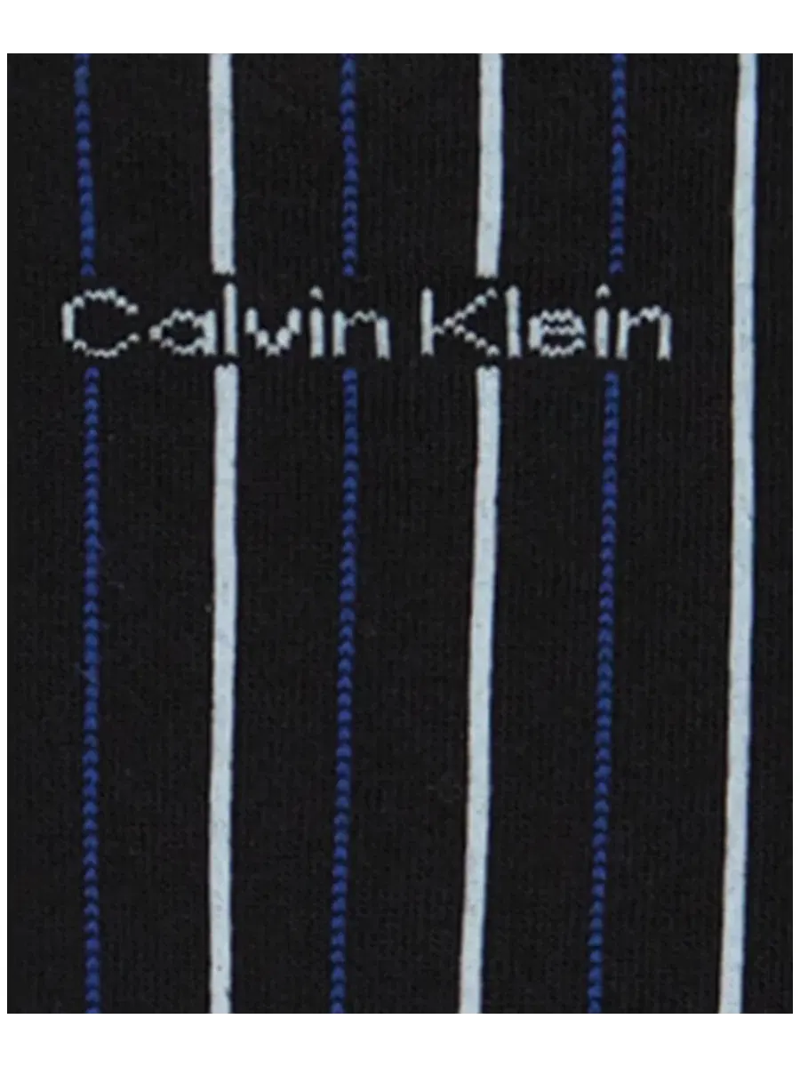 Мужские хлопковые носки средней высоты Calvin Klein — изображение 3 из 5, черный