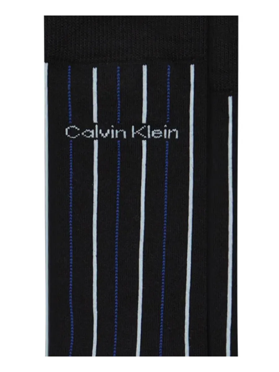 Мужские хлопковые носки средней высоты Calvin Klein — изображение 4 из 5, черный