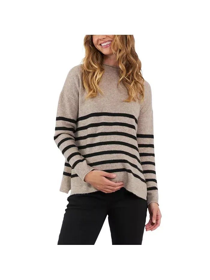 Вязаный свитер для беременных и кормящих мам Ripe Maternity