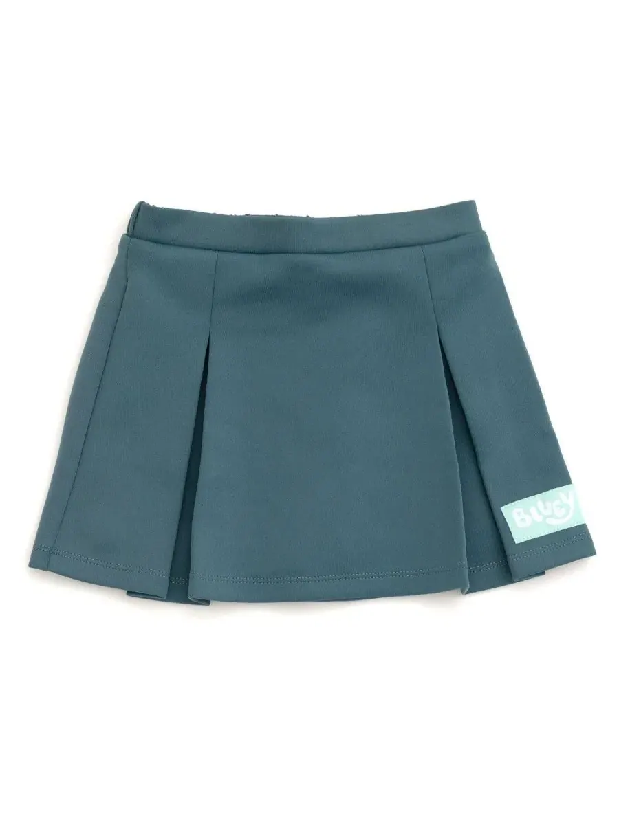 Комплект из свитшота с принтом и плиссированной юбки Bluey Bluey Teal And Mint — изображение 3 из 3, многоцветный