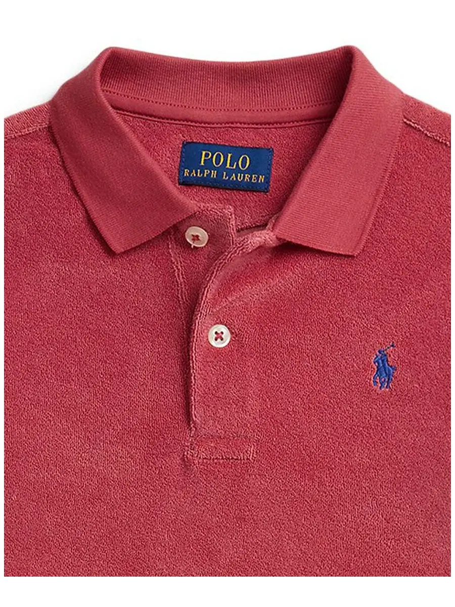 Комплект из поло и шорт с коротким рукавом Polo Ralph Lauren — изображение 3 из 4, красный
