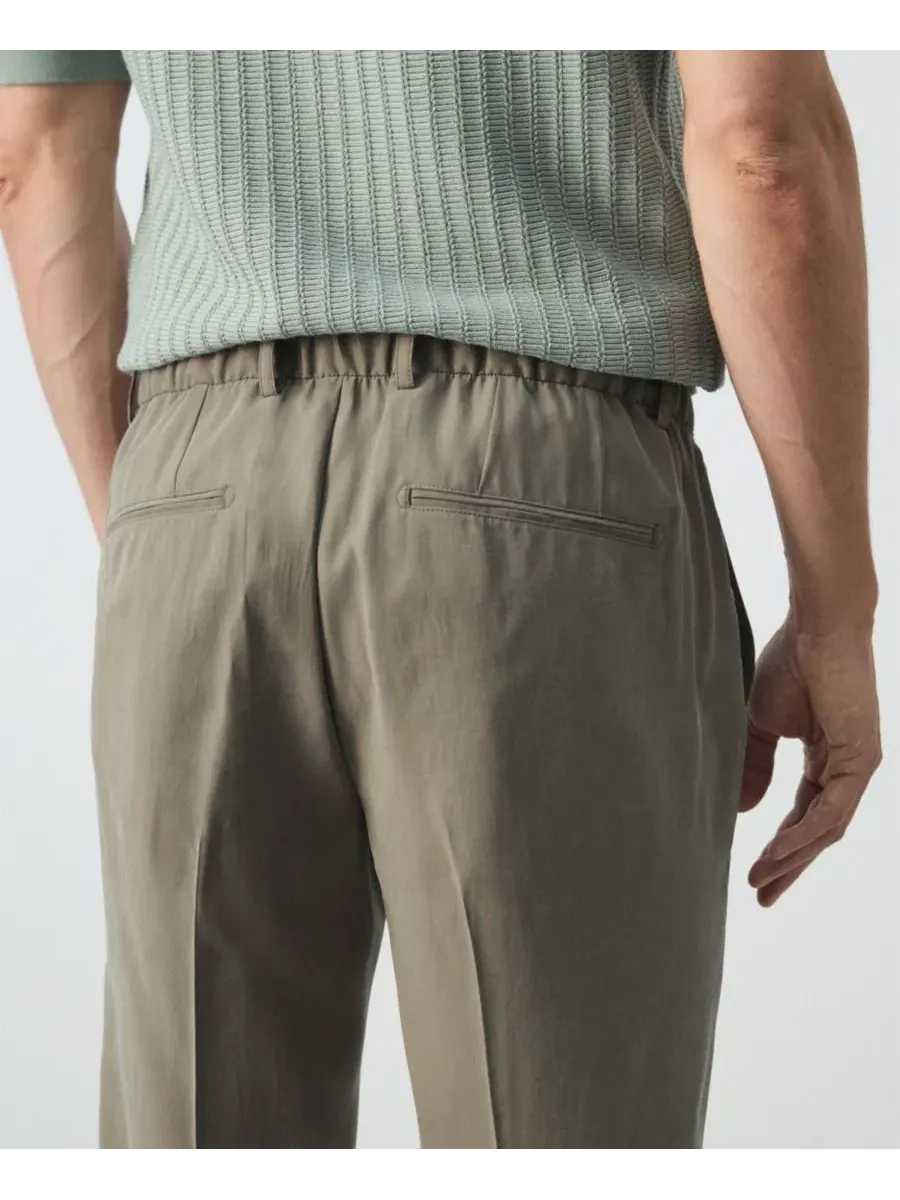 Брюки классические со складками, модель Regular-Fit Pleated MANGO — 6