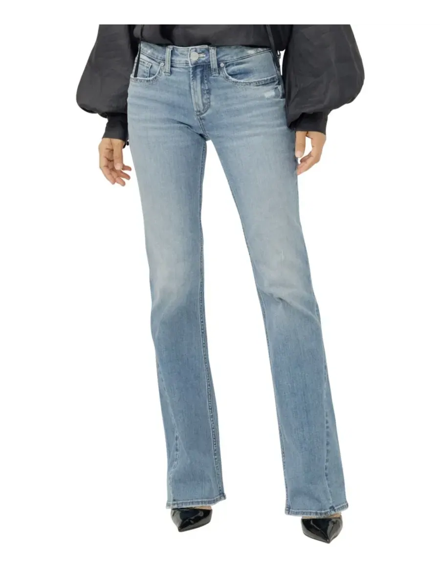 Джинсы скинни с высокой талией Silver Jeans Co.