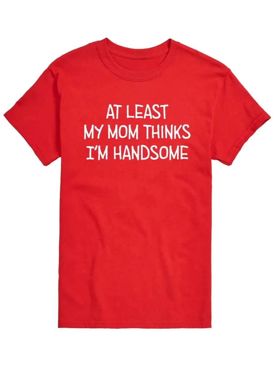 Футболка с коротким рукавом My Mom Thinks Im Handsome AIRWAVES — изображение 1 из 3, красный