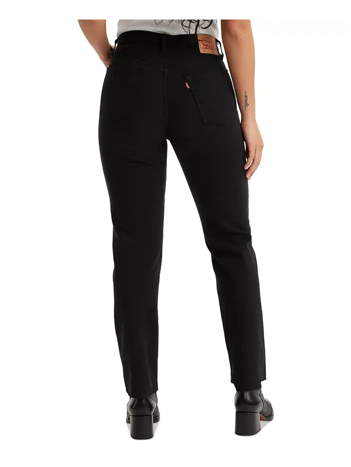 Женские джинсы 501 Original-Fit Straight Leg Levi's — изображение 2 из 3, черный