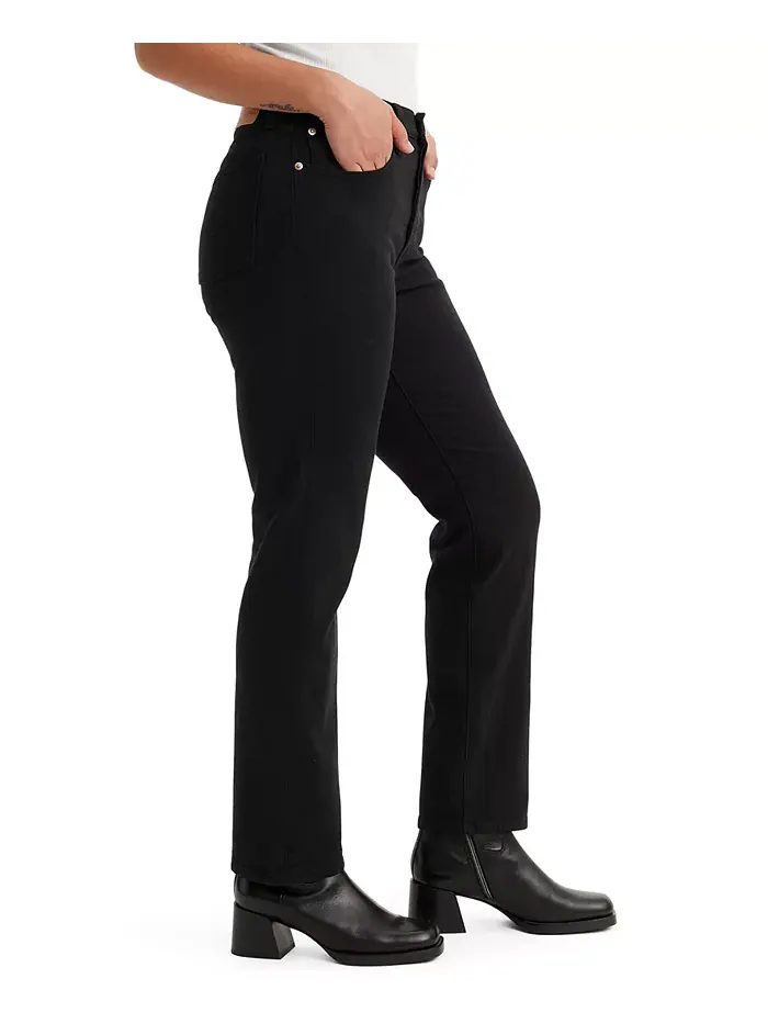 Женские джинсы 501 Original-Fit Straight Leg Levi's — изображение 3 из 3, черный