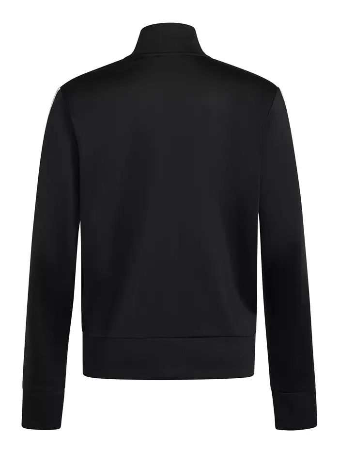 Большая детская трикотажная куртка с длинным рукавом на молнии Essential adidas — изображение 7 из 8, черный