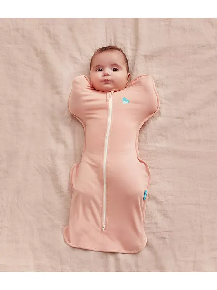 Swaddle Up Спальный мешок - Легкий хлопок 0.2 TOG Love To Dream — изображение 3 из 8, розовый