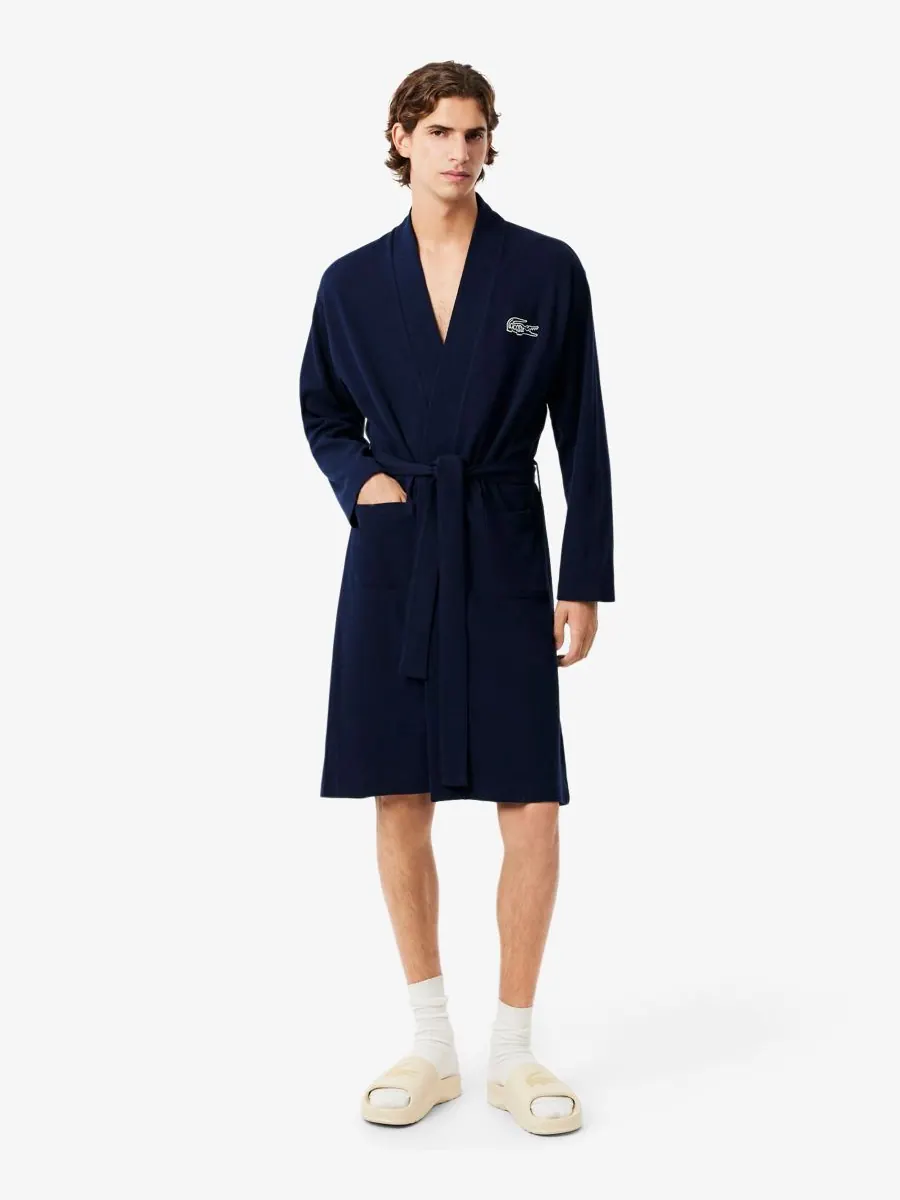 Мужской халат Lacoste вафельный