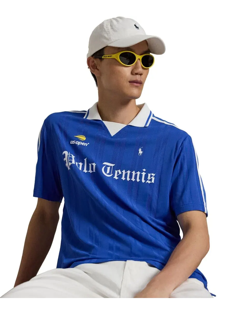 Мужская поло-рубашка с принтом US Open, модель Polo Tennis Polo Ralph Lauren