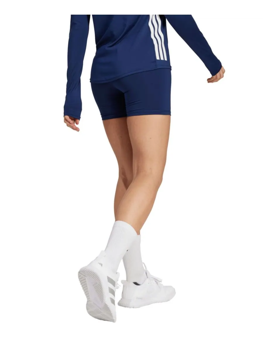 Женские волейбольные шорты Techfit с высокой посадкой Adidas — изображение 2 из 4, темно-синий синий