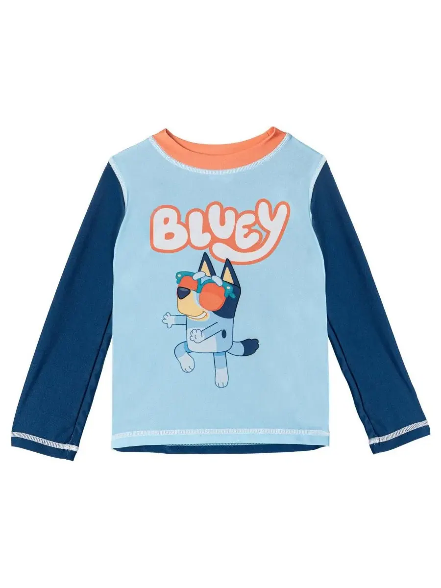 Комплект из рашгарда с длинным рукавом и плавок Bluey — изображение 3 из 3