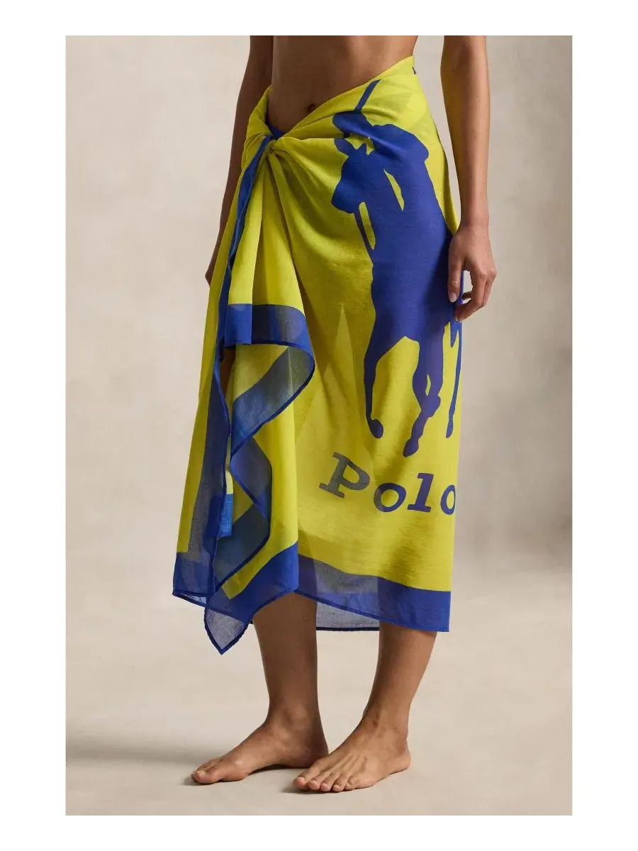 Женский пляжный сарафан-парео Big Pony Long Scarf Polo Ralph Lauren