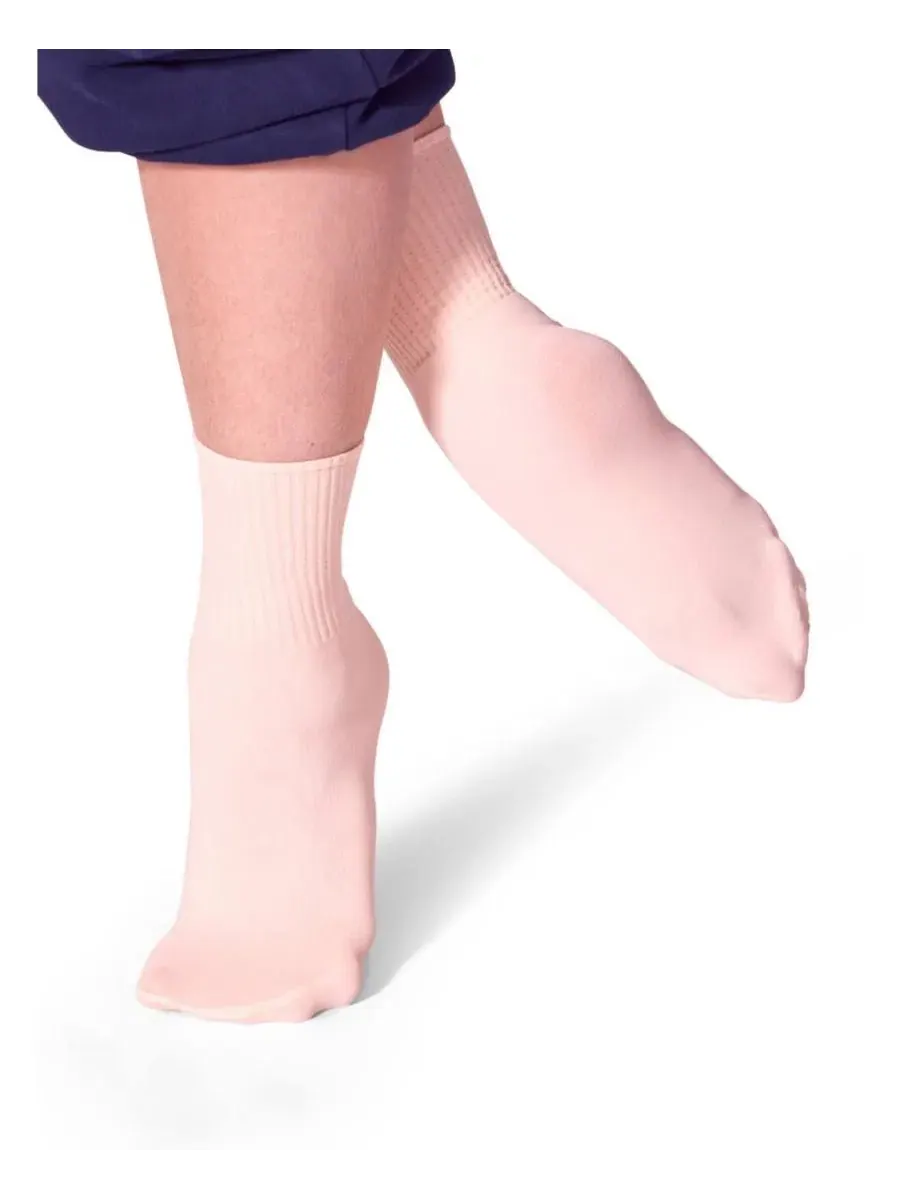 Женские ребристые носки Capezio — изображение 2 из 3, розовый