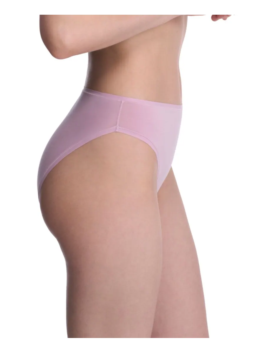 Женские трусики Bliss Bare Cotton High-Cut Brief Underwear 772346 Natori — изображение 2 из 4, розовый