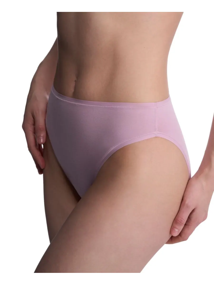 Женские трусики Bliss Bare Cotton High-Cut Brief Underwear 772346 Natori — изображение 3 из 4, розовый