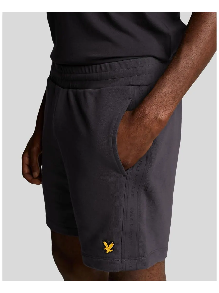 Мужские шорты из клейкой ленты Lyle & Scott — изображение 5 из 5, серый