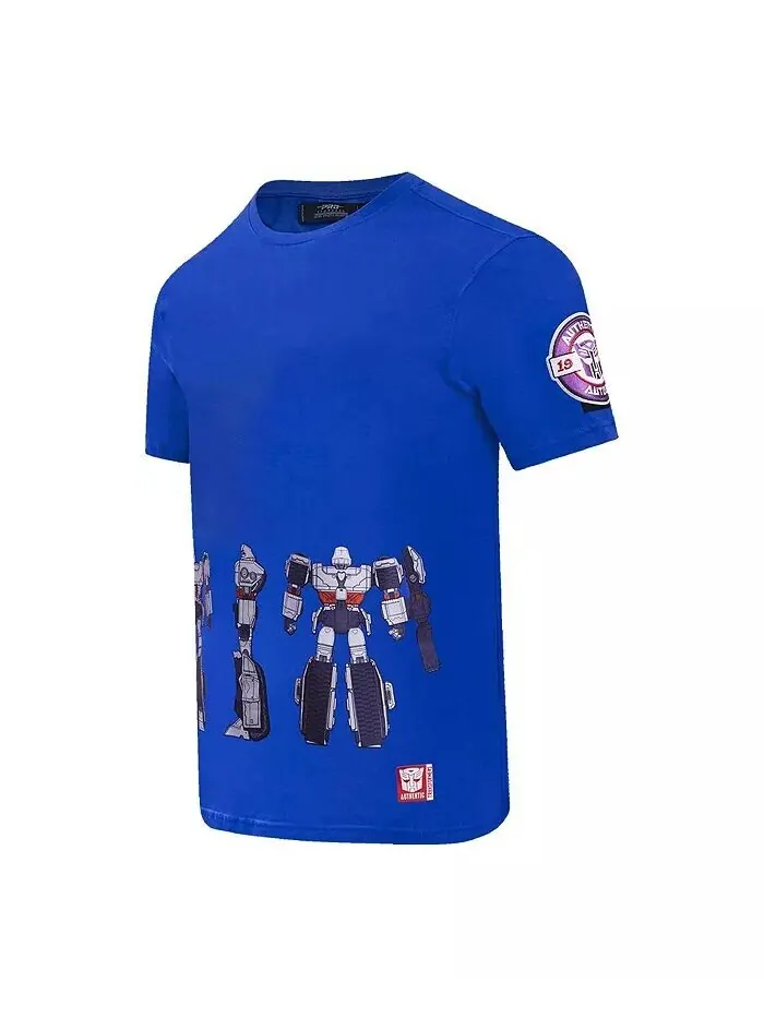 Мужская и женская футболка Royal Transformers Barricade Freeze Max — изображение 4 из 4, королевский