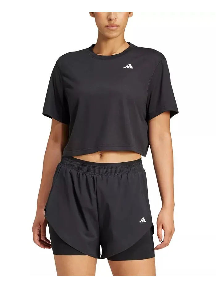 Женская футболка Train Essentials свободного кроя для тренировок adidas — изображение 1 из 5, черный