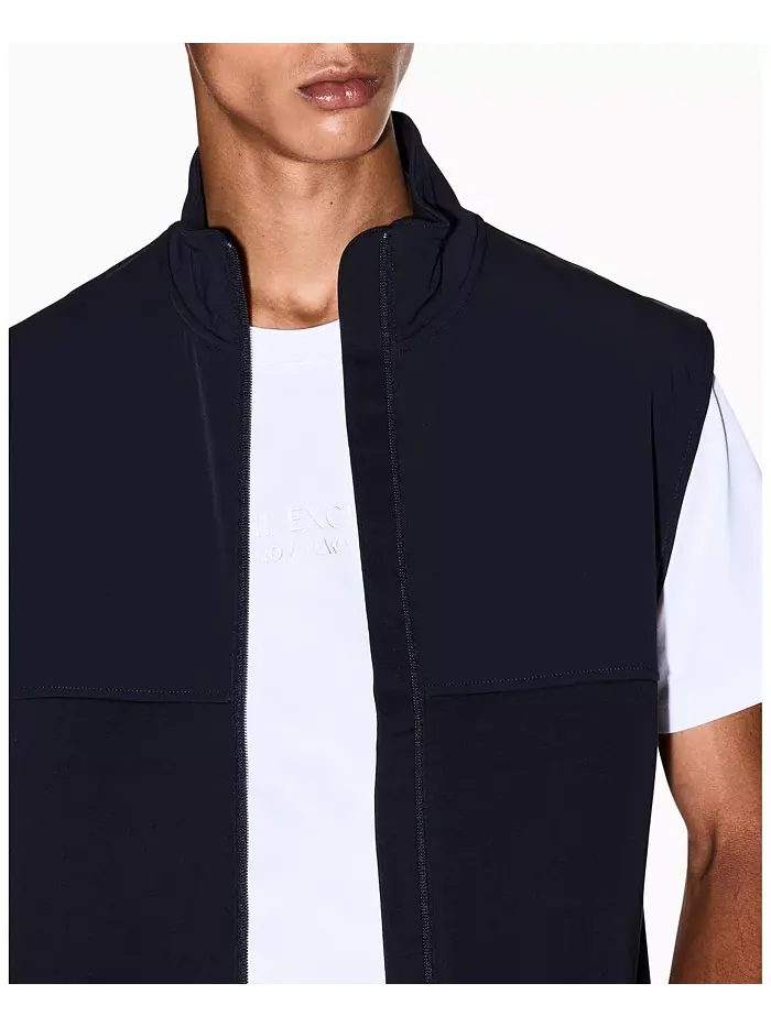 Мужская комбинированная куртка-жилет для поездок на работу A|X Armani Exchange — изображение 2 из 5, синий