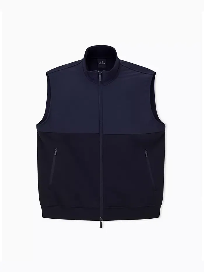 Мужская комбинированная куртка-жилет для поездок на работу A|X Armani Exchange — изображение 5 из 5, синий