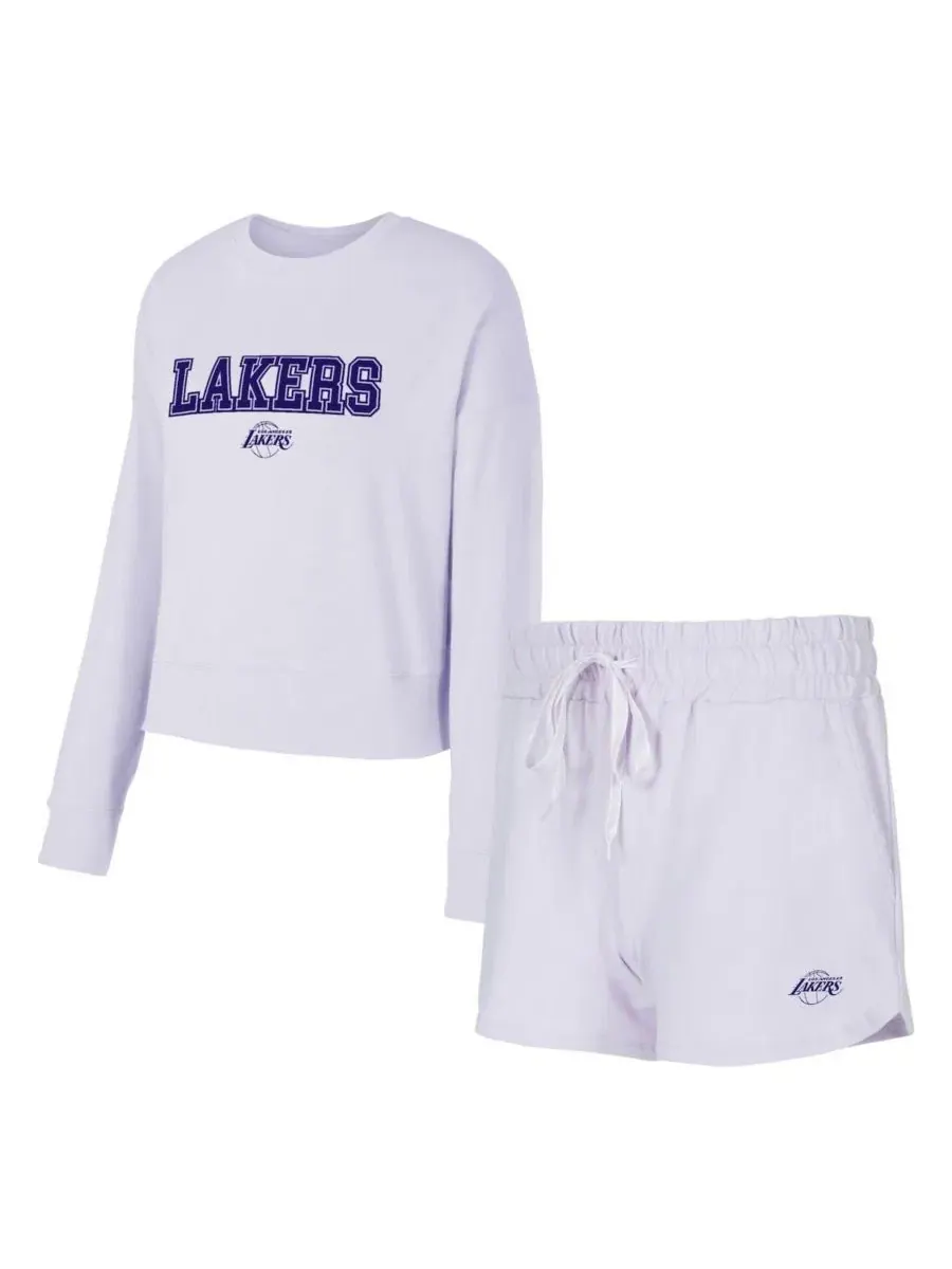 Комплект из лонгслива и шорт с вышивкой, модель Elevation Tri-Blend Concepts Sport