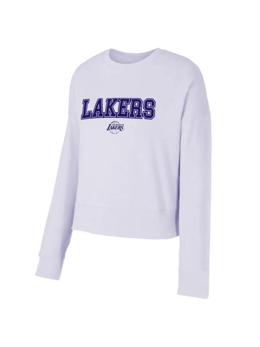 Комплект из лонгслива и шорт с вышивкой, модель Elevation Tri-Blend Concepts Sport — изображение 2 из 4, светлый фиолетовый