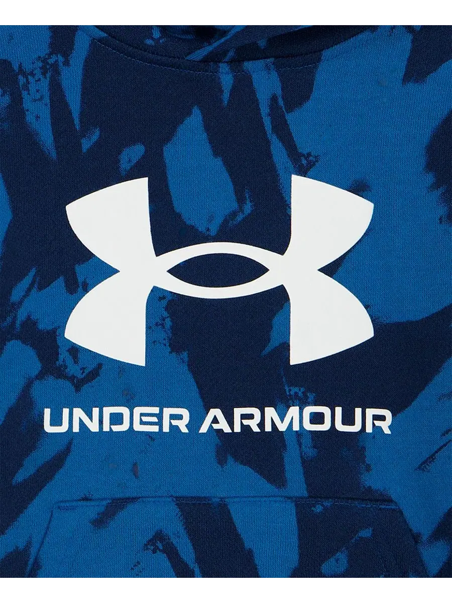 Детский комплект из худи и брюк с принтом Under Armour — изображение 12 из 13, синий/черный