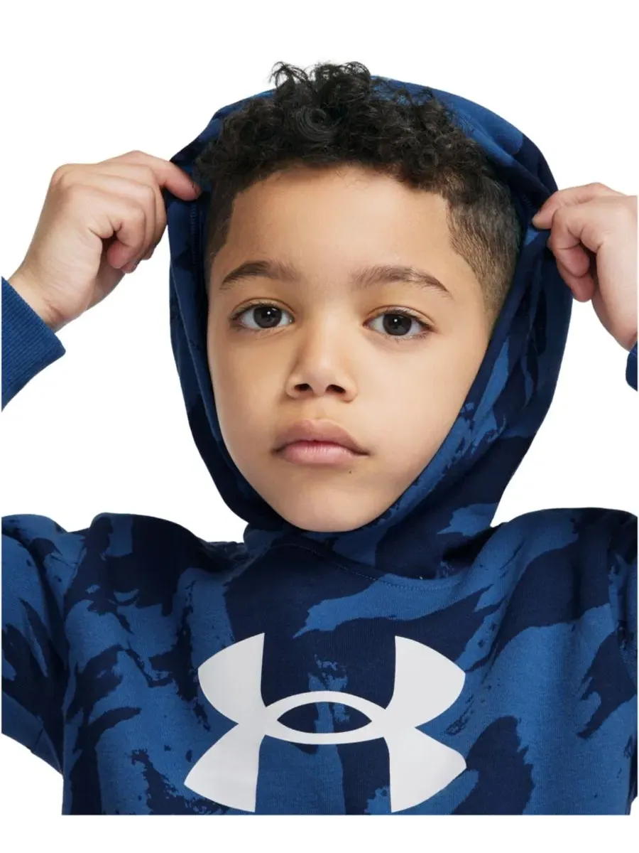Детский комплект из худи и брюк с принтом Under Armour — изображение 5 из 13, синий/черный
