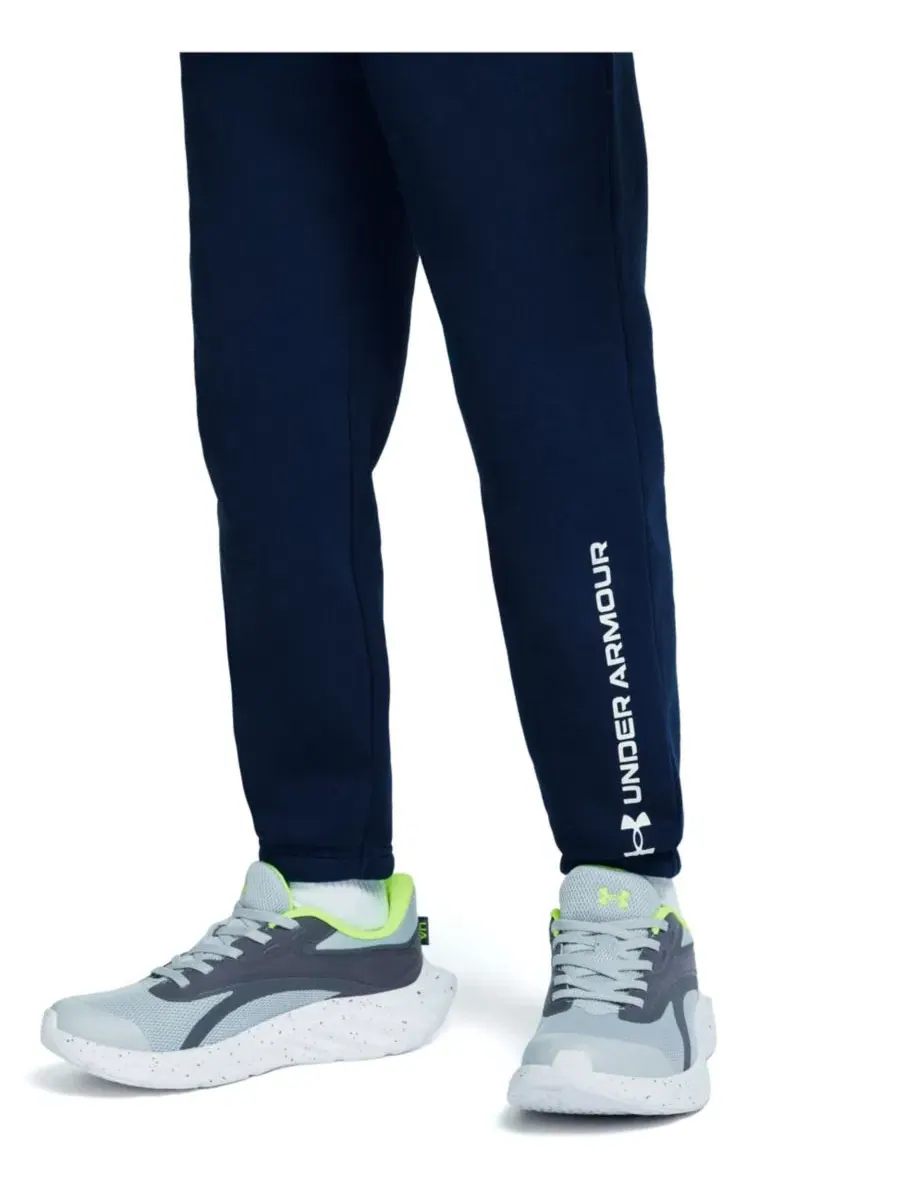 Детский комплект из худи и брюк с принтом Under Armour — изображение 7 из 13, синий/черный
