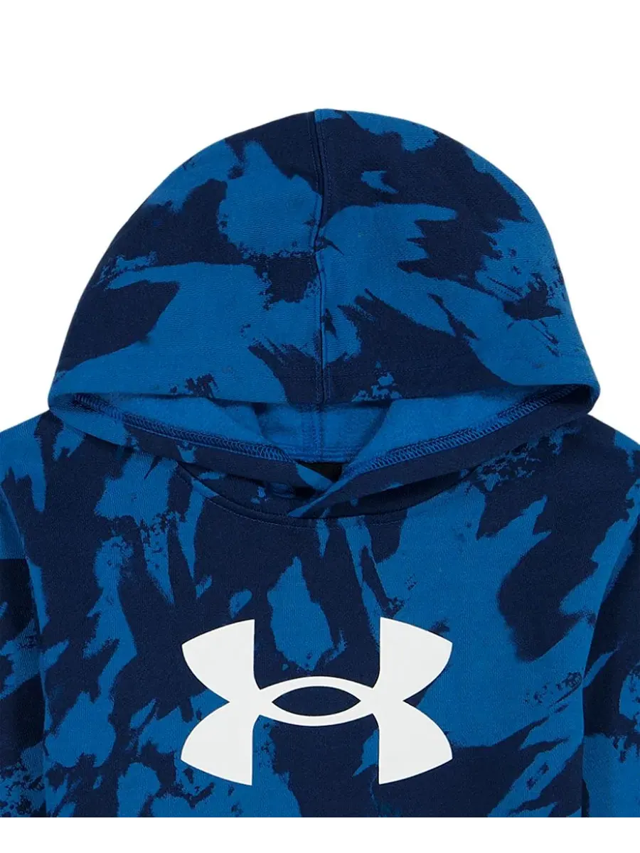 Детский комплект из худи и брюк с принтом Under Armour — изображение 10 из 13, синий/черный