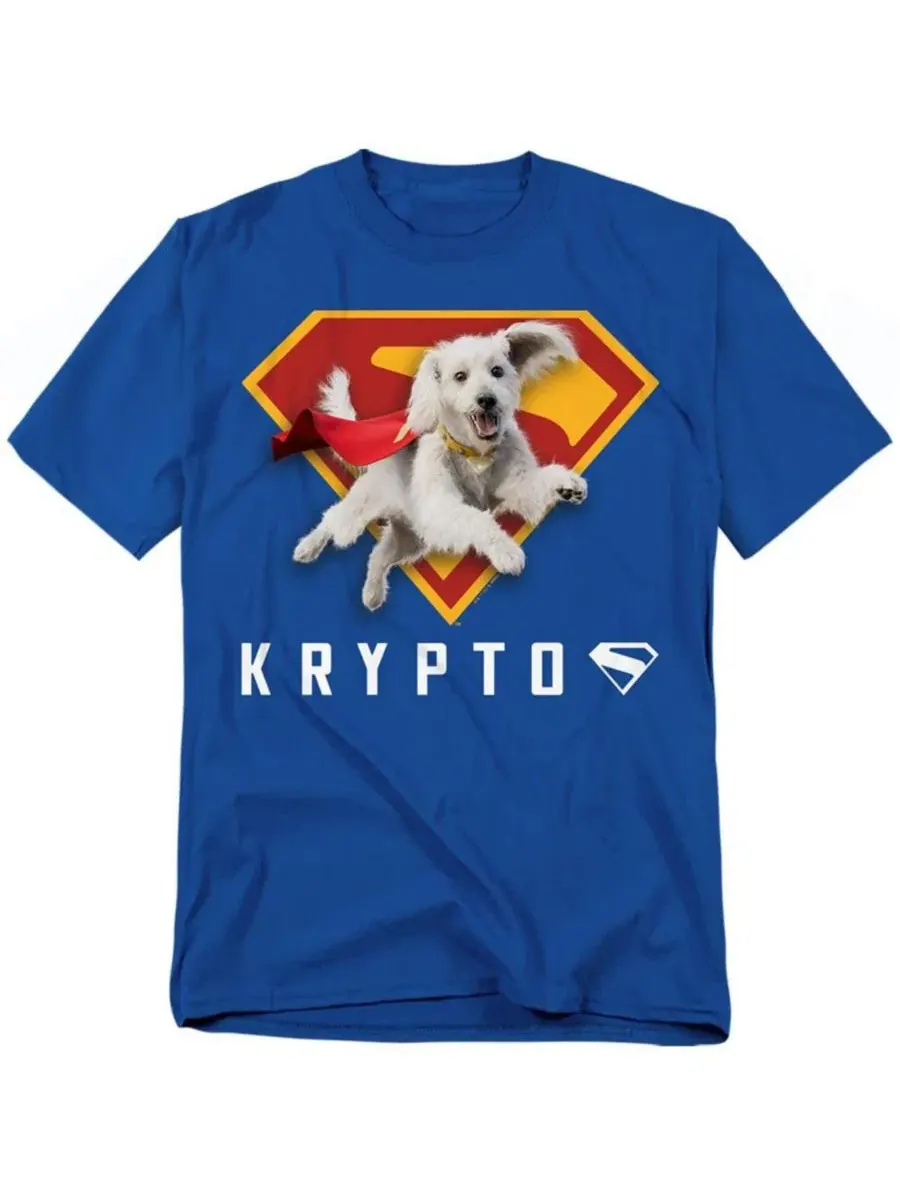 Футболка с принтом Krypto Shield Superman — синий