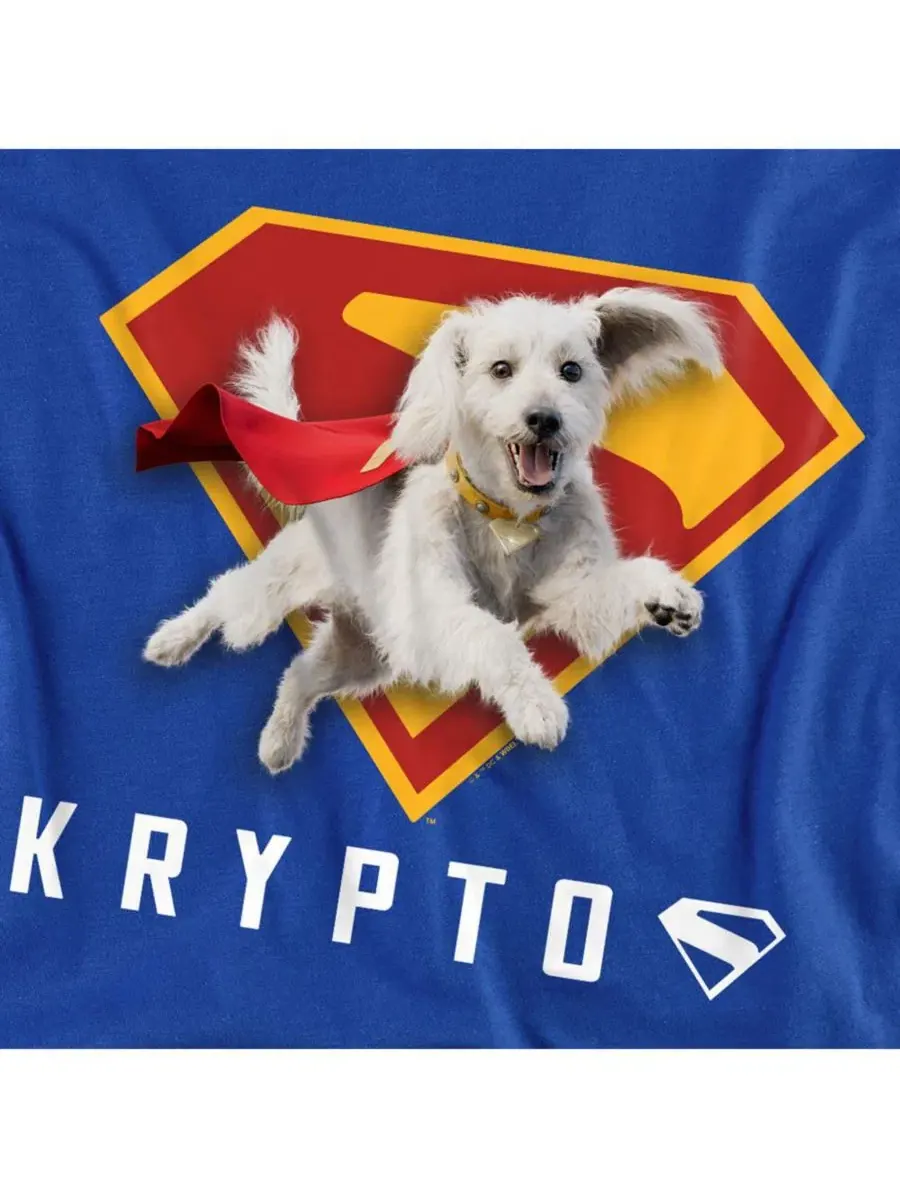 Футболка с принтом Krypto Shield Superman — изображение 3 из 3, королевский